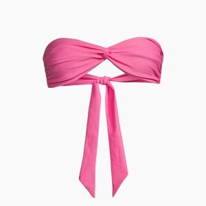 Pink Ramy Brook Strapless Swimsuit Top